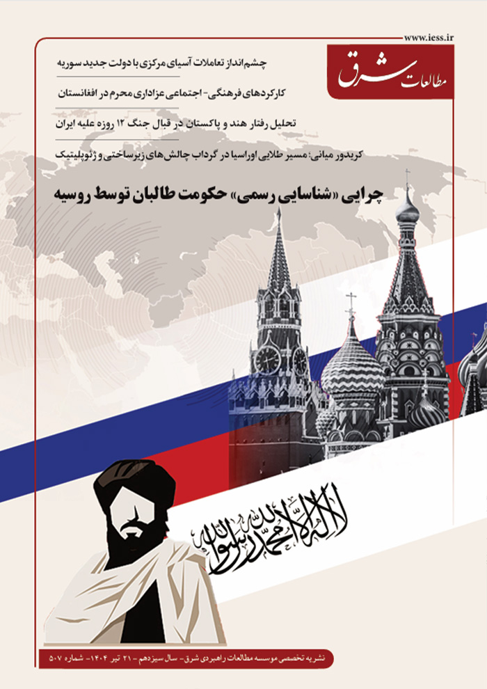نشریه تخصصی موسسه مطالعات راهبردی شرق شماره 507- 24 تیر 1404