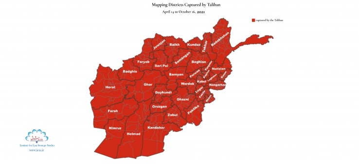 Mapping Districts Captured by Taliban