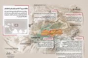 اینفوگرافیک "مناقشات مرزی 31 ساله بین قرقیزستان و تاجیکستان"