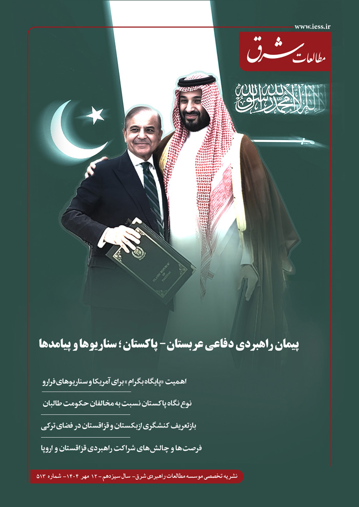 نشریه تخصصی موسسه مطالعات راهبردی شرق شماره 513 - 14 مهر 1404