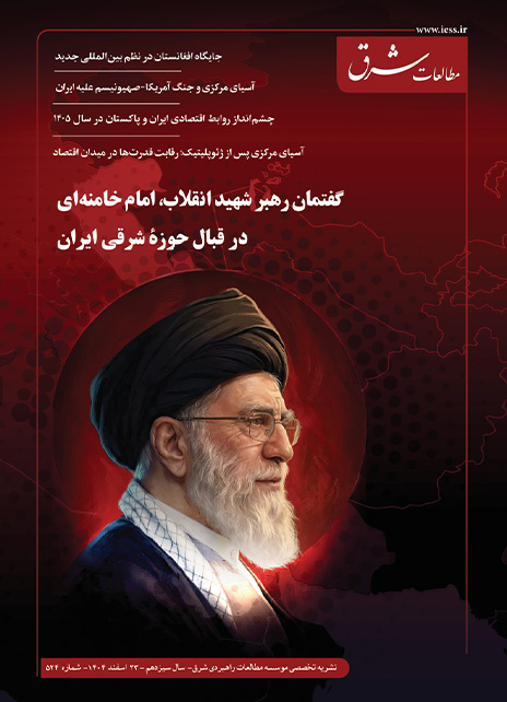 524مین نشریه تخصصی "مطالعات شرق"